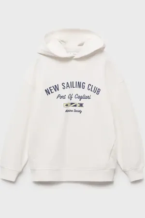 MANGO Hoodie mit Schriftzug - Kinder - 5-6 Jahre