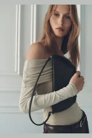 MANGO Ovale Schultertasche - Damen - Einheitsgröße