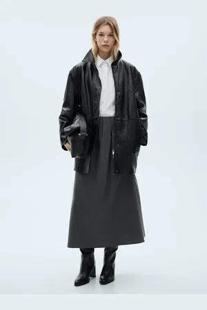 MANGO Ausgestellter Faltenrock - Damen - 38