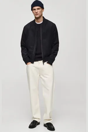 MANGO Bomberjacke mit Wildleder-Effekt - Herren - M