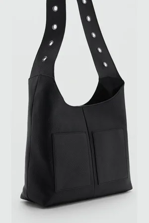 MANGO Henkeltasche mit Nieten - Mädchen - Einheitsgröße