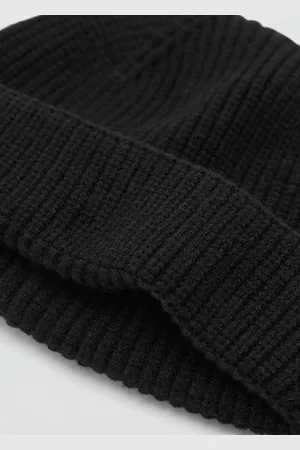 MANGO Rippstrickmütze - Herren - Einheitsgröße