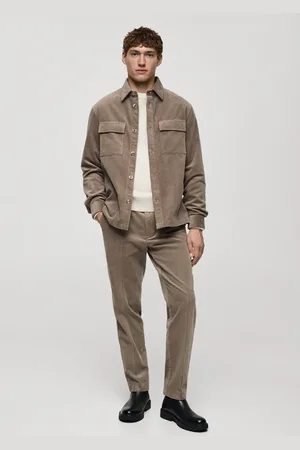 MANGO Regular Fit-Cordhose - Herren - 46