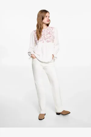 MANGO Regular Fit-Jeans - Mädchen - L