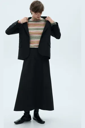 MANGO Streifenpullli mit Stehkragen - Damen - XL