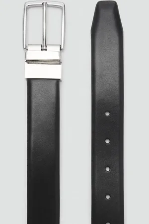 MANGO Wendbarer Ledergürtel - Herren - 80