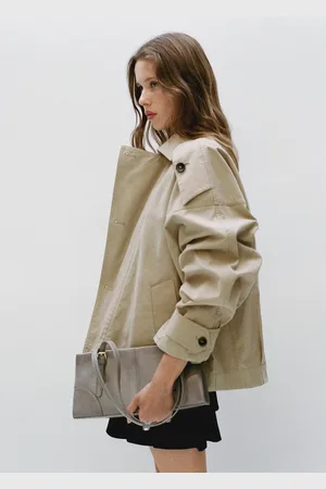 MANGO Schultertasche mit Schnallen - Damen - Einheitsgröße