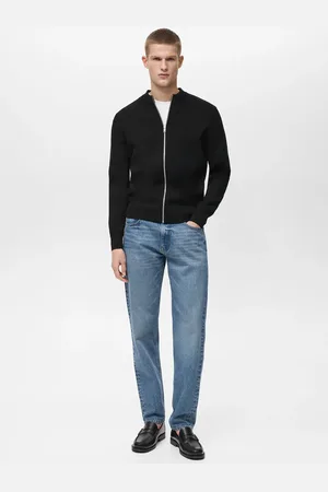 MANGO Strickjacke mit Reißverschluss - Herren - M