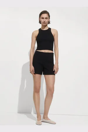 MANGO Gerade Shorts mit mittlerer Bundhöhe - Damen - S