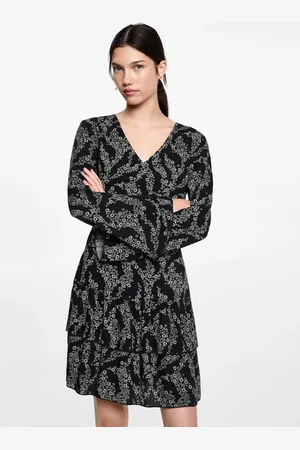 MANGO Kleid mit Blumendruck - Mädchen - M