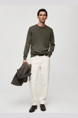 MANGO Pullover aus 100 % Merinowolle - Herren - L