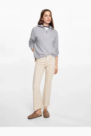 MANGO Kurze Flared-Jeans - Mädchen - M