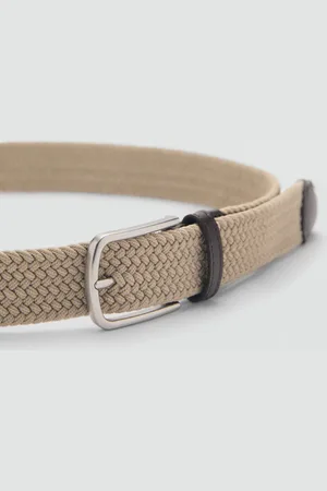 MANGO Stretchgürtel in Flecht-Optik - Herren - 80
