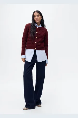 MANGO Strickjacke mit Ajour-Details - Damen - L