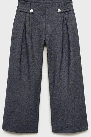 MANGO Wideleg-Bundfaltenhose - Kinder - 7