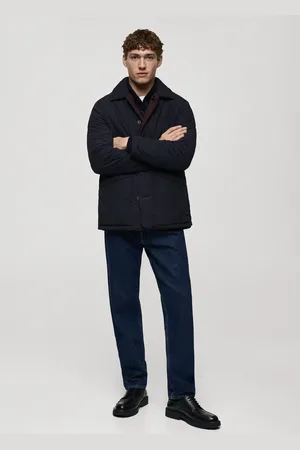MANGO Zweifarbige Wendejacke in Stepp-Optik - Herren - S