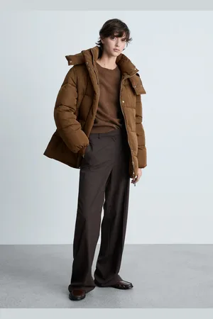 MANGO Midi-Steppanorak mit Kapuze - Damen - L