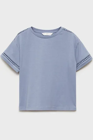 MANGO T-Shirt mit Ajour-Details - Kinder - 11-12 Jahre
