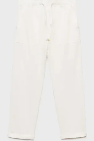 MANGO Leinenhose mit Gummibund - Kinder - 11