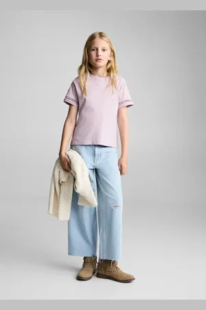 MANGO T-Shirt mit Ajour-Details - Kinder - 11-12 Jahre