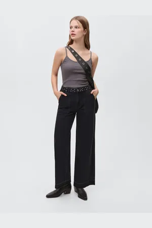 MANGO Wide Leg-Jeans - Mädchen - XXS