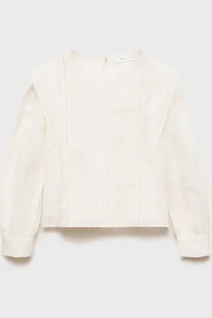 MANGO Bluse mit Metallic-Garn - Kinder - 12