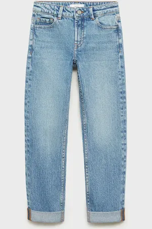 MANGO Gerade Jeans mit Umschlag - Kinder - 13-14 Jahre