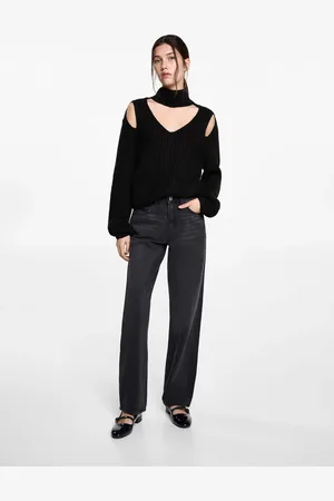 MANGO Oversized-Pullover mit Schlitzen - Mädchen - S