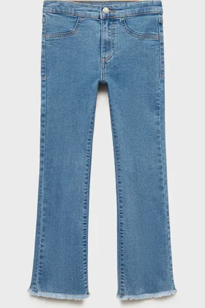 MANGO Ausgefranste Trumpet-Jeans - Kinder - 11
