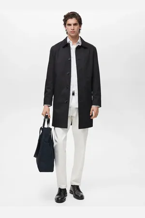 MANGO Wasserabweisender Trenchcoat aus Baumwolle - Herren - XL