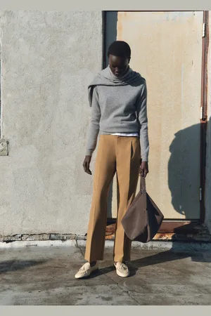MANGO Gerade Bundfaltenhose - Damen - 38