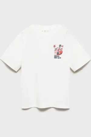 MANGO T-Shirt mit Surf-Print - Kinder - 5-6 Jahre