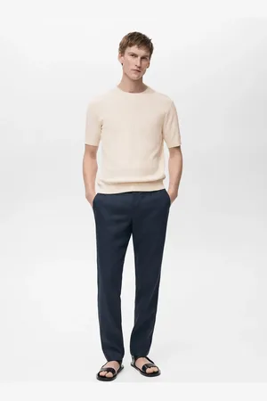 MANGO Slim Fit-Hose aus 100 % Leinen - Herren - 40