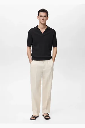 MANGO Strukturiertes Feinstrick-Poloshirt - Herren - XXL