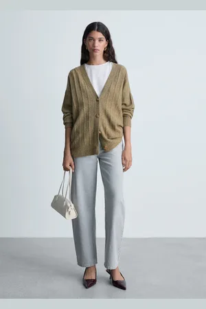 MANGO Langer Cardigan mit Knöpfen - Damen - S