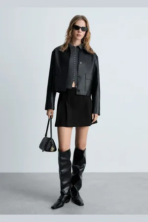 MANGO Mini-Faltenrock - Damen - XS