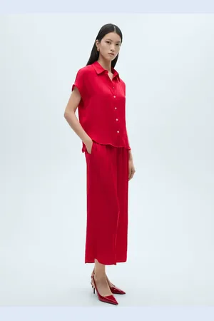MANGO Fließende Palazzohose - Damen - XS