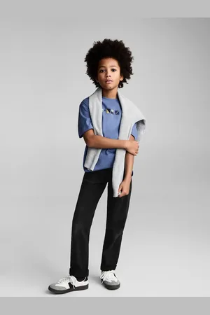 MANGO Gerade Jeans mit Umschlag - Kinder - 9