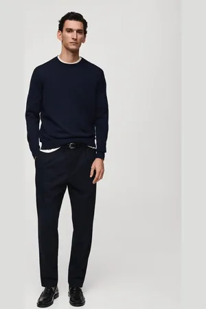 MANGO Pullover aus 100 % Merinowolle - Herren - M