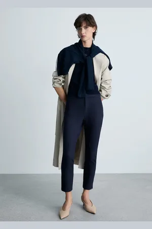 MANGO Gerade Baumwollhose - Damen - 34