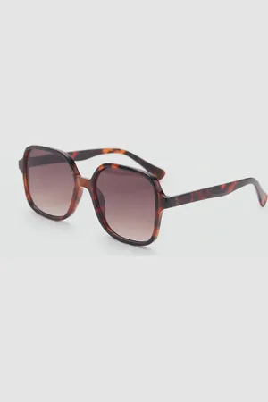 MANGO Sonnenbrille mit viereckiger Brillenfassung - Damen - Einheitsgröße