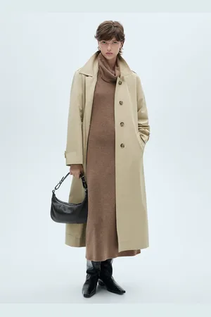 MANGO Strickkleid mit Rollkragen - Damen - S