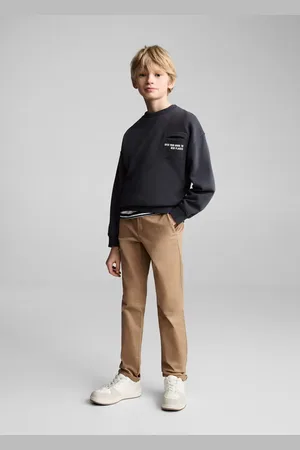 MANGO Baumwoll-Sweatshirt mit Tasche - Kinder - 9-10 Jahre