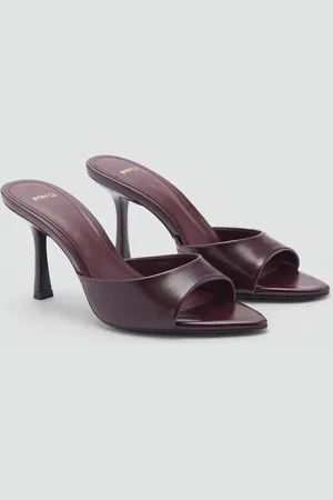 MANGO Spitze Sandale mit Absatz - Damen - 37