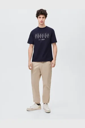 MANGO Kurzärmliges Print-T-Shirt - Junge - L