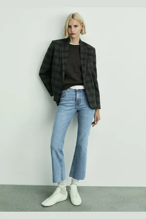 MANGO Flared-Crop-Jeans Sienna - Damen - 42