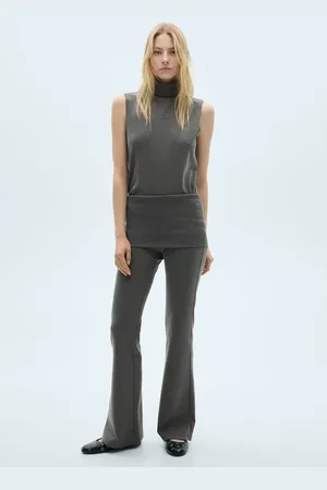 MANGO Ärmelloses Top mit Rollkragen - Damen - L