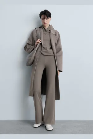 MANGO Flare-Strickhose - Damen - XXL