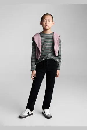 MANGO Gestreiftes Oversized-T-Shirt - Kinder - 5-6 Jahre