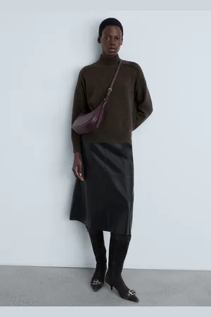 MANGO Pullover mit Nähten und halbhohem Kragen - Damen - XL